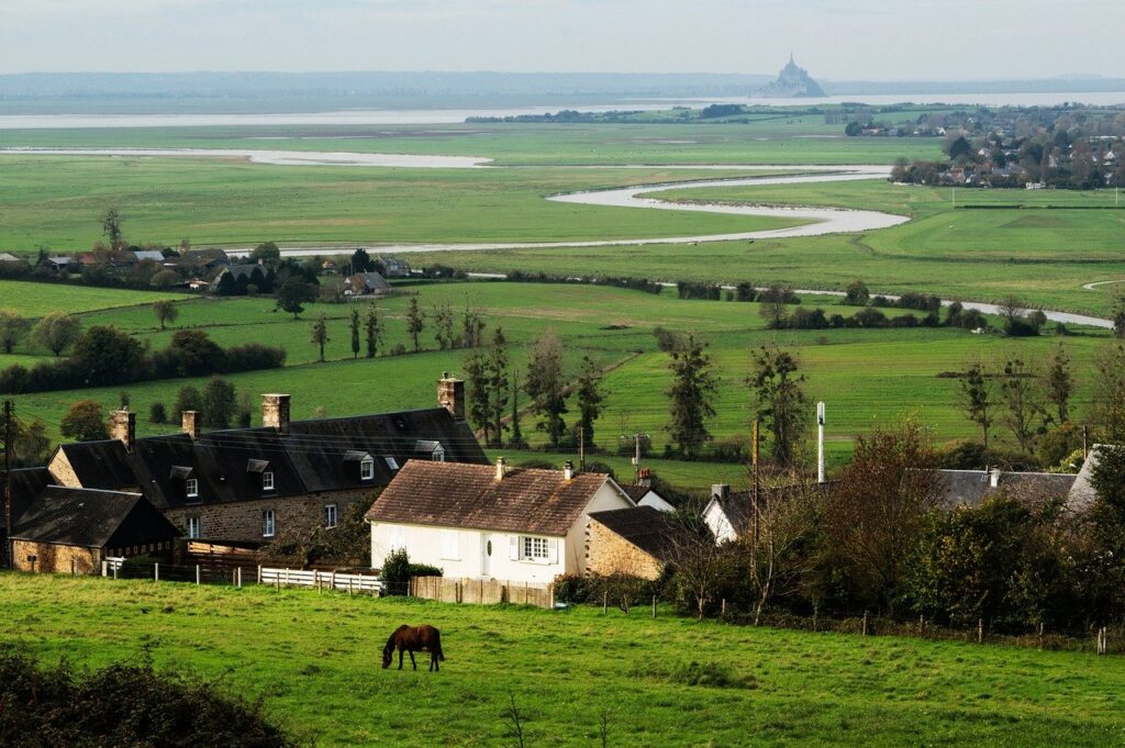 フランスの田園風景